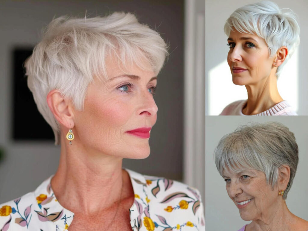 kurzhaarfrisuren ab 60, die jünger machen