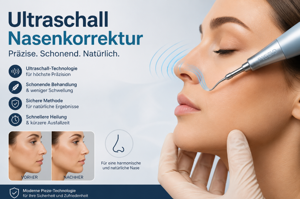 Was ist die Ultraschall-Nasenkorrektur (Piezo)? Eine ehrliche Erklärung