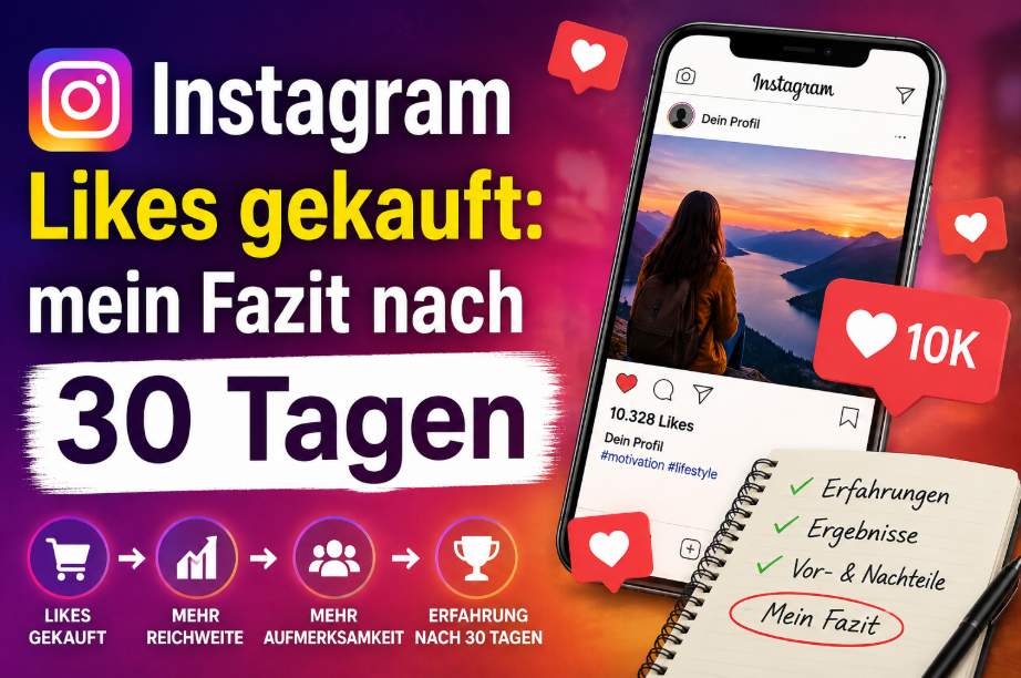 Instagram Likes gekauft: mein Fazit nach 30 Tagen